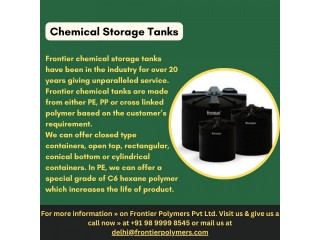 Chemical Storage | Pickling Tank - Frontier Polymers