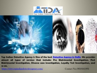 Hire Successful Private Detective Agency in Delhi
