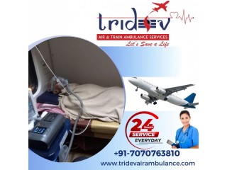 Book Full ICU Setups Tridev Air Ambulance Service in Ranchi