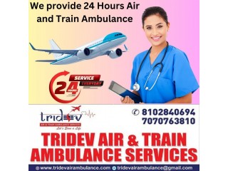 Get Advanced Care Tridev Air Ambulance Service in Guwahati