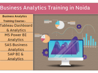 Best Business Analytics Training in Delhi, SLA Institute, Janakpuri, Power BI, Tableau, Certification Course,