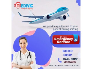 Book Fantastic Air Ambulance in Jabalpur by Medivic with Modern Medical Enhancements