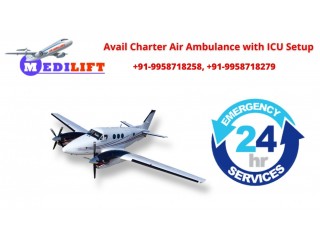 Pick Commercial Air Ambulance in Guwahati with Hi-tech Monitoring Tools