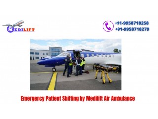 Top-Notch ICU Setup Air Ambulance in Hyderabad by Medilift