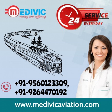 instant-book-train-ambulance-service-in-bangalore-by-medivic-with-proper-medical-setup-big-0
