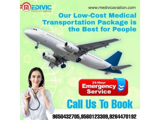 Book 24 Hours Get Air Ambulance Service in Raipur from Medivic for salutary shifting