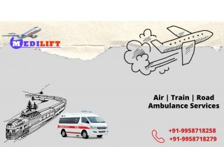Available Upper-Grade of ICU Train Ambulance in Kolkata at Low Cost