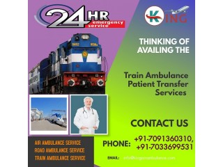 Utilize Reliable Patient Transfer Train Ambulance Services in Ranchi by King