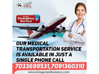 Avail World-Class and Pre-Eminent King Air Ambulance Services in Kolkata