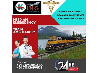 Book Superior Train Ambulance Service in Guwahati at Low-Cost