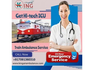 Utilize Prominent King Train Ambulance Service in Ranchi with ICU Setup