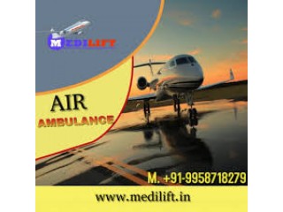 Obtain Air Ambulance Service in Guwahati by Medilift with All Top Pre-Hospital Care