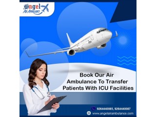 Use Angel Air and Train Ambulance Service in Guwahati with the Uppermost ICU Expert