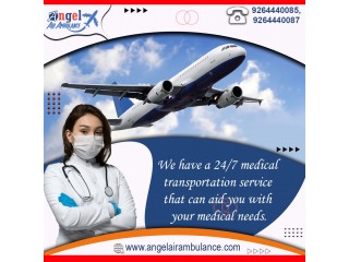 Take the Prompt Evacuation Air Ambulance Service in Ranchi by Angel