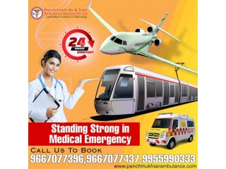 Panchmukhi Air Ambulance Services in Jamshedpur with State of Art Transport Ventilator
