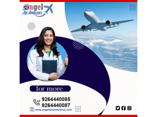 Urgently Book the Best Medical Air Ambulance Services in Siliguri by Angel