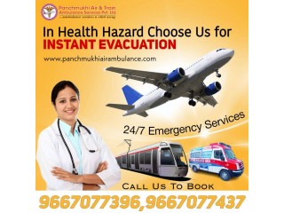 Receive World’s Fastest Panchmukhi Air Ambulance Services in Kolkata with Healthcare Facilities