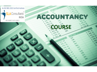 Accounting Course, 100% Job, Salary upto 3.8 LPA, SLA BAT Training Certification, Delhi, Noida, Gurgaon.