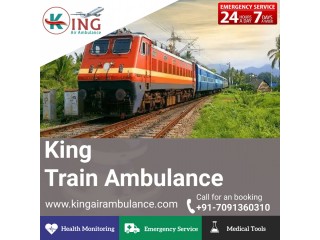 King Train Train Ambulance Service in Jamshedpur with a High-Class Medical Crew