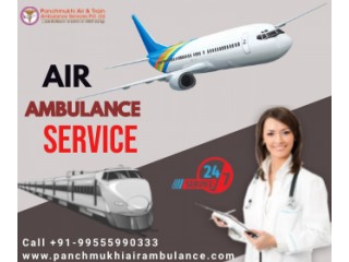 Pick Panchmukhi Air Ambulance Services in Raipur with State of the Art Transport Ventilator