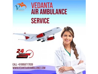 Take High Class Air Ambulance Service in Coimbatore by Vedanta with Highly Qualified MD Doctors