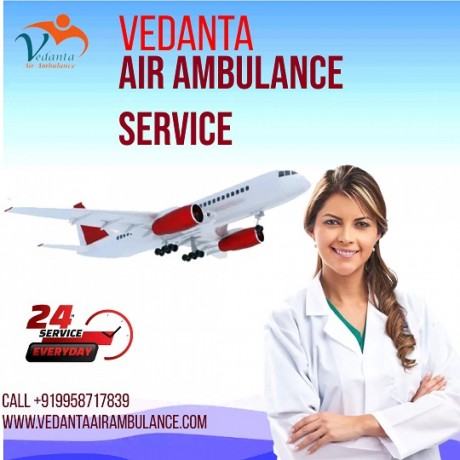 take-high-class-air-ambulance-service-in-coimbatore-by-vedanta-with-highly-qualified-md-doctors-big-0