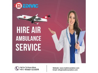 Medivic Aviation Air Ambulance Service in Silchar with All Medical Emergency Equipment