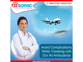 Medivic Aviation Air Ambulance Services in Siliguri with a Very Knowledgeable Medical Team