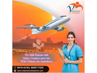 Select a High-tech ICU Setup for Vedanta Air Ambulance Services in Raipur