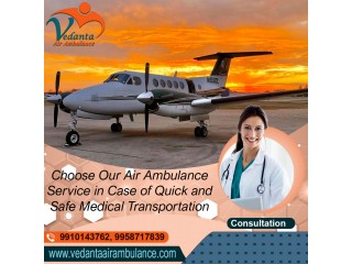 Avail of Updated ICU Setup with Vedanta Air Ambulance Services in Varanasi