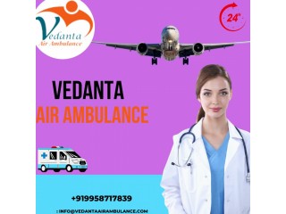 Book Advanced Reliable  by Vedanta Air Ambulance Service in Raigarh with Specialist Doctors