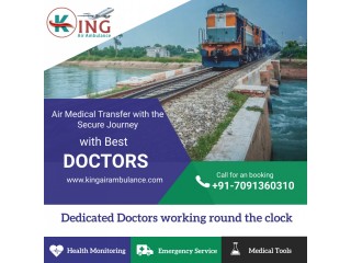 King Train Ambulance Services in Ranchi with Expert and Highly Experienced Medical Crew