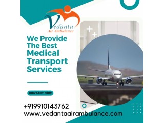 Use Advanced Charter Plane  by Vedanta Air Ambulance Service in Jamshedpur