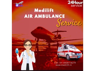 Select Air Ambulance Service from Kolkata to Chennai by Medilift with Affordable Cost