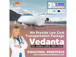 Use Modern ICU Setup by Vedanta Air Ambulance Service in Indore