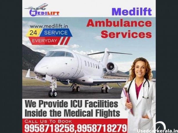 low-cost-air-ambulance-from-patna-to-delhi-by-medilift-with-full-medical-crew-and-facilities-big-0