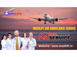 Charter Medilift Air Ambulance from Patna to Chennai at an Affordable Price