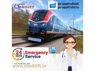 Medilift Train Ambulance in Patna with Top-Class Medical Facilities