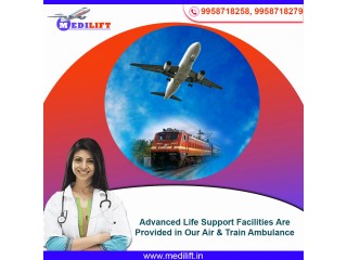 Medilift Train Ambulance in Ranchi with a Highly Professional Medical Team