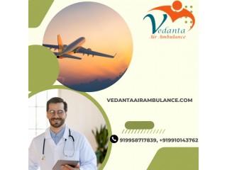 Choose Vedanta Air Ambulance Service in Siliguri with High-tech Ventilator Setup