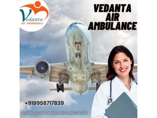 India's Top Ventilator Setup from Vedanta Air Ambulance Service in Amritsar with Paramedical Team