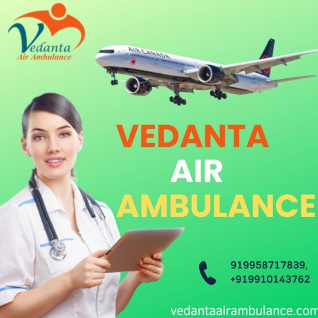 avail-budget-friendly-air-ambulance-service-in-bagdogra-with-vedantas-paramedical-team-big-0