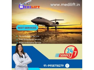Medilift Air Ambulance in Silchar with Latest Life Saving Technology