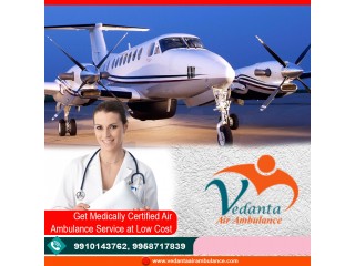 Access 24x7 ICU Facilities with the Paramedical Team by Vedanta Air Ambulance Service in Jabalpur