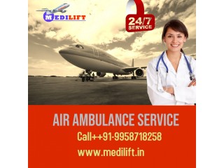 Take Air Ambulance Service in Siliguri by Medilift with a highly Knowledgeable Medical Crew
