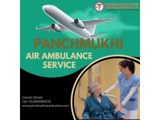 Obtain Classy Panchmukhi Air Ambulance Services in Gorakhpur with Quick Relocation Facility