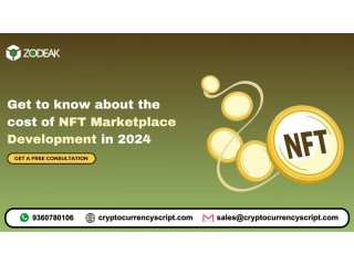 Get to know about the cost of NFT Marketplace Development in 2024