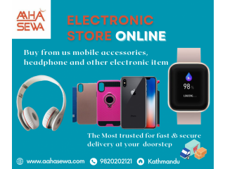 Looking for an online electronic store in Kathmandu	| Aaha sewa