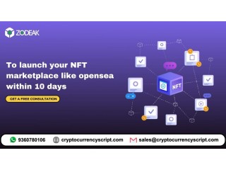 To launch your NFT marketplace like opensea within 10 days