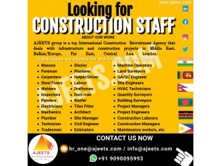 Construction Labor agency from India, Nepal